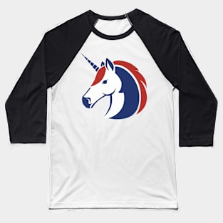 French unicorn Baseball T-Shirt